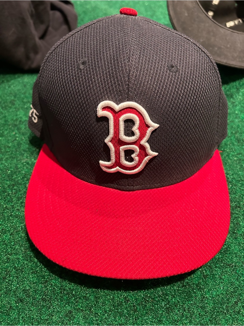 Boston Red Sox Two-Tone Fitted Baseball Cap - Navy & Red
